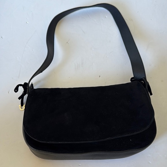 Vintage Salvatore Ferragamo suede bag
